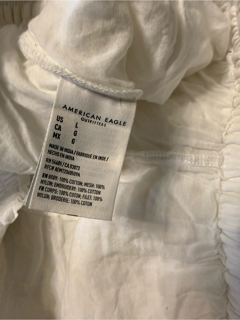American Eagle (L) White Skort - Picture 6 of 8
